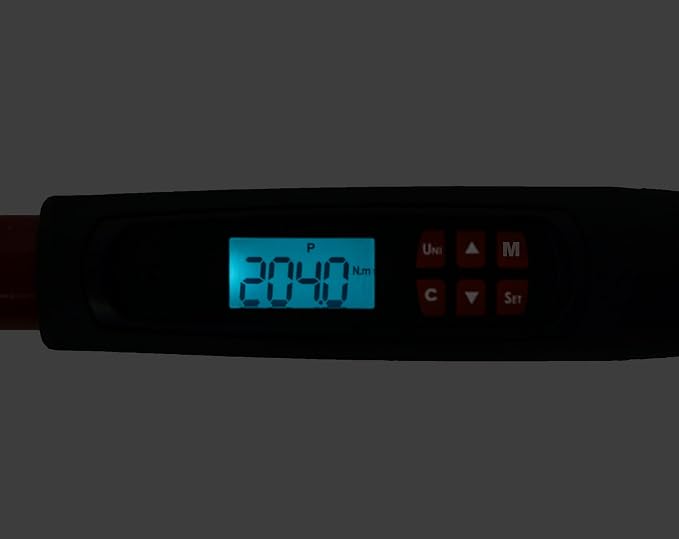 ARES 43001 1/2-Inch Drive Digital Torque Wrench | 25.1-250.8 ft-lb (30-340 Nm) Electronic Reversible Ratchet, Audio/Visual Multi-Alert, ±2% Accuracy