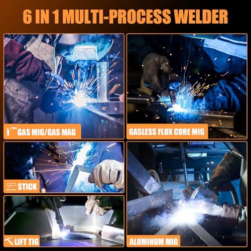HIZONE 160A 6-in-1 Multifunctional MIG Welder