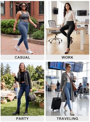 FireSwan Stretchy Jeggings for Women High Waisted Pull On Skinny Jeans