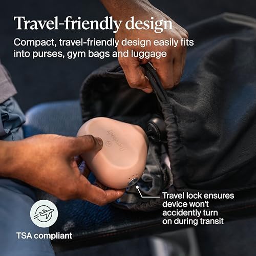 TheraGun Therabody Mini 3rd Gen Massage Gun | Travel Essential, Desert Rose