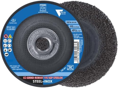 Pferd Tools CC-Grind®-Robust Grinding Disc, 4-1/2" x 5/8"-11, Part 61154