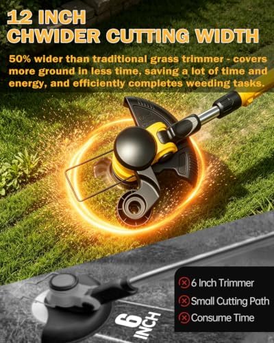 5-in-1 Cordless String Trimmer for DeWalt 20V Battery,(No Batteries)