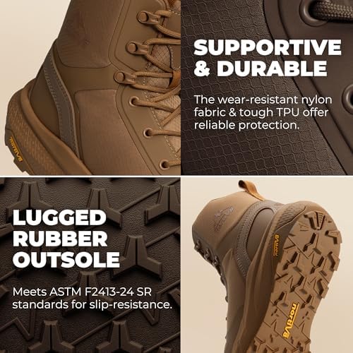 NORTIV 8 Men's Composite Toe Work Boots Lightweight