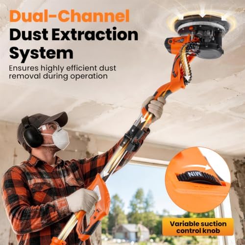 maXpeedingrods Drywall Sander, 950W 8.5Amp Popcorn Ceiling Removal Tool