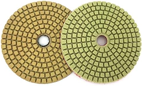 HEAGER Grinding Discs,Grinding Wheel,Angle Grinder, 10PCS/Set 4Inch Diamond Polishing Pads Flower Point Wet Polishing Pad for Marble Diamond Abrasive Pad(50)