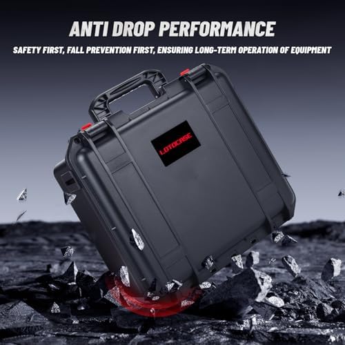 LOTOCASE Case for Milwaukee Drill M18 Impact Driver Waterproof Storage box