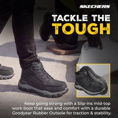 Skechers Men's Santoro Moc Toe Hands Free Slip Ins