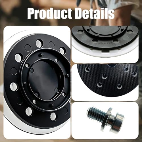 492280 ETS 125 Eq & Pro 5 ltd Jetstream Sanding Pad 125mm (5 in), Soft, 8 Holes fit for Festool ETS 125, ES 125, ETSC 125, Pro 5 ltd Random Orbit Sanders Include a 5" Protection Pad