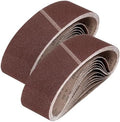 HARFINGTON 6 x 48 Inch Sanding Belts, 80 Pcs 80 Grits Aluminum Oxide