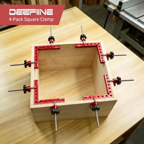 Corner Clamps for Woodworking, 4-Pack 90 Degree Right Angle Clamps