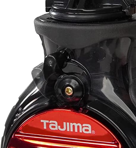 TAJIMA Chalk Line - Chalk-Rite Jam Free Special Edition Chalk Line with Extra Bold 1mm Snap Line & Five Gear Quick Retrieval - CR301JF-CP