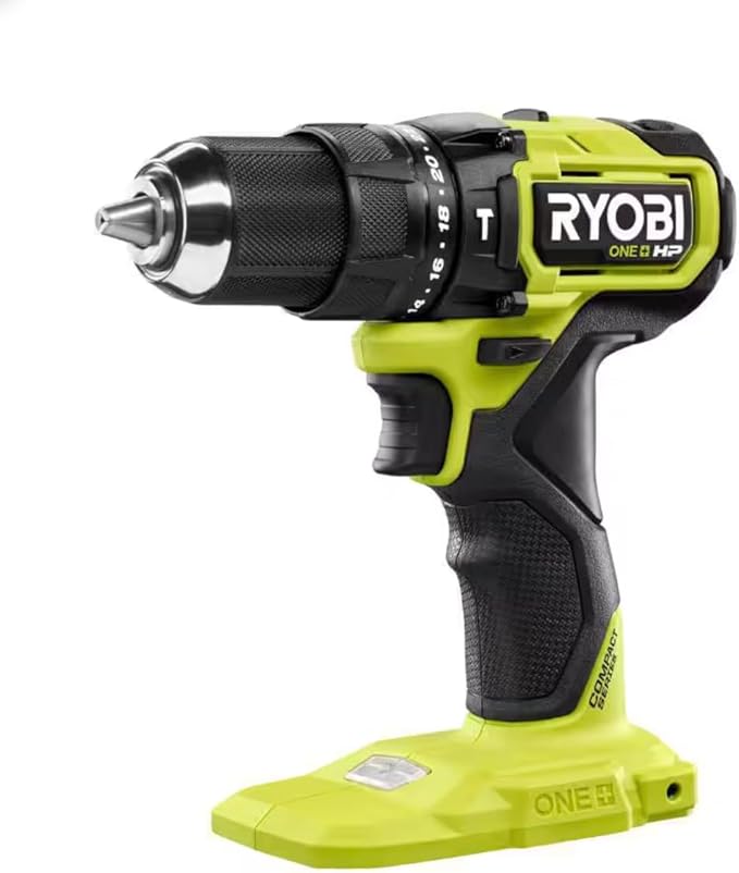 RYOBI ONEAND HP 18V BRUSHLESS Cordless Compact 1/2 in. Hammer Drill/Driver Tool ONLY PSBH