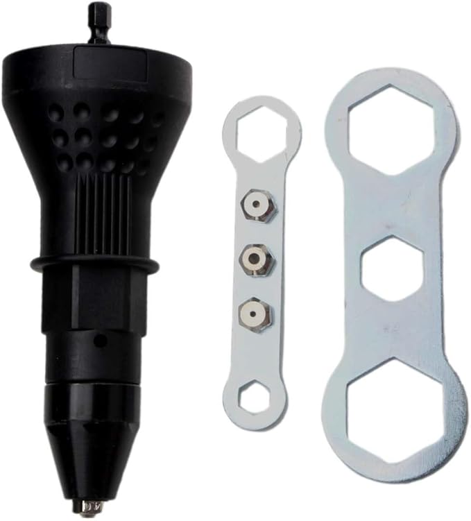 Cordless Rivet Gun for Cordless Drill Riveter Electric Rivet Nut Gun Riveting Tool Cordless Riveting Drill Adaptor Insert Nut Tool