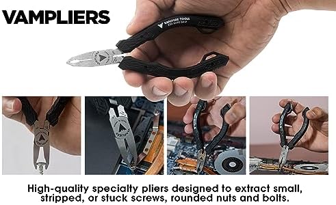 VAMPLIERS 4-PC Stripped Screw Extractor Pliers Set, Made in Japan