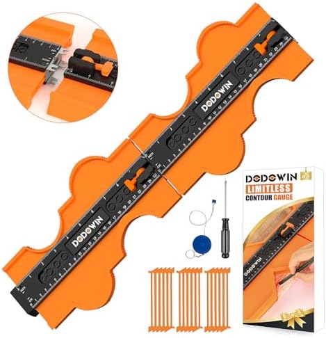 DODOWIN 20 Inch Contour Gauge Profile Tool with Unlimited Connection