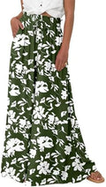 BTFBM Wide Leg Flowy Palazzo Pants for Women