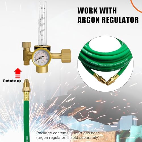 100FT Argon Hose, Inert Gas Welding Hose for MIG/TIG Regulator & Flowmeters