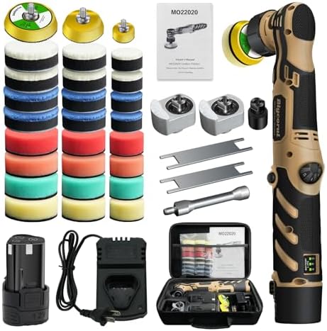 Cordless Mini Polisher, DA&RO Mini CarBuffer Polisher