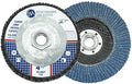 Benchmark Abrasives 4.5" x 5/8"-11 Zirconia Type 29 Flap Discs, 80 Grit