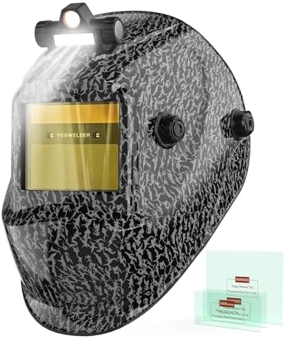 YESWELDER Auto Darkening Welding Helmet 1/1/1/1 True Color, LYG-L600A