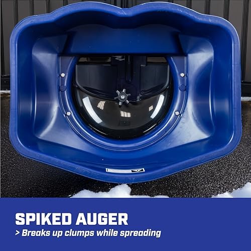 CHAPIN 88400B SaltPro 100 lb Contractor Salt Spreader, 12" Tires, Ice Melt