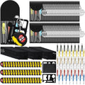 192 Pcs Mini Screwdriver Tape Keychain Set Multitool Pen Card Father's Gifts Bulk Mini Tool Set for Adult Men Dad (Multicolor)
