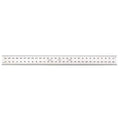 Starrett Blade Only for Combination Squares, Sets and Bevel Protractors - Ideal for Woodworking and Metalworking - 300mm Length, Satin Chrome Finish, 36 Graduation - CB300-36