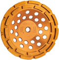 KSEIBI 644118 Diamond Concrete Grinding Wheel 7" x 5/8"-11 for Polishing and Cleaning Stone Concrete Surface, Cement, Marble, Rock, Granite, and Thinset Removing, Angle Grinder Wheels Cup