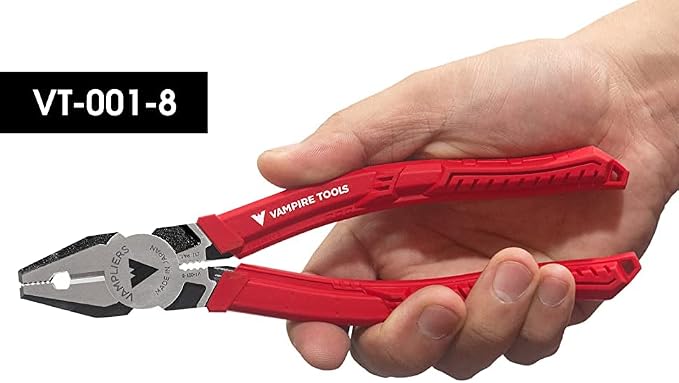 VAMPLIERS 8" Stripped Screw Extractor Pro Linemans Pliers Gift Box Set