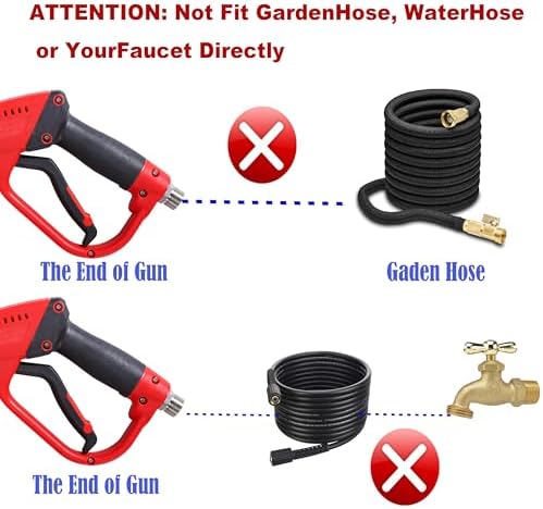 Tool Daily Pressure Washer Gun with Replacement Wand Extension, 47 Inch
