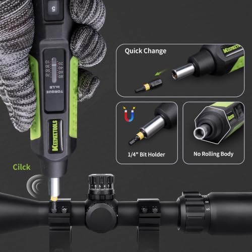 Torque Screwdriver, 10-80 In-lb for Gunsmithing, bike repair