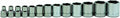 Williams WSB-13HRC 13-Piece 3/8-Inch Drive Shallow 6 Point Socket Set