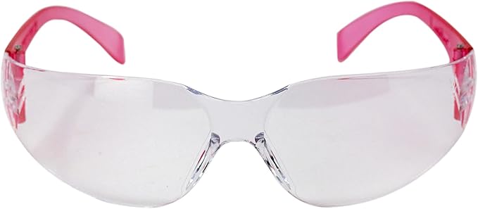 BISON LIFE Clear Safety Glasses – ANSI Z87.1 Scratch & Impact Resistant Wrap Around Eye Protection Goggles for Men & Women