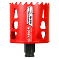 Diablo Carbide Teeth Hole Saw for Wood and Metal - Fits with Snap-Lock Plus Mandrel System, Tool-Free Plug Ejection - 2-11/16" Diameter, 2-3/8" Length - DHS2125CT