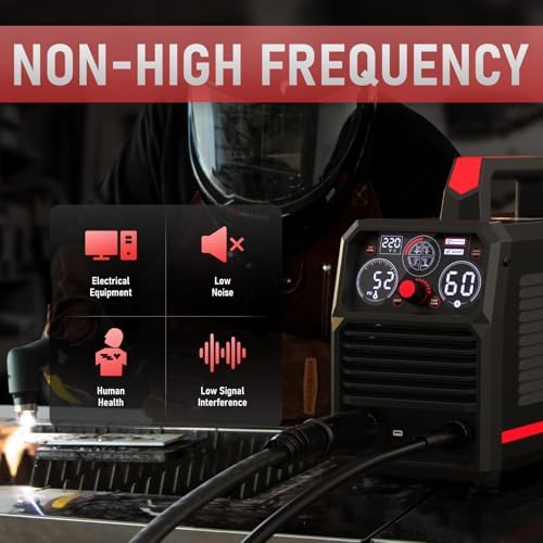 YESWELDER Plasma Cutter 60A, 4-in-1, Non-HF Non-Touch Pilot Arc, 110V/220V