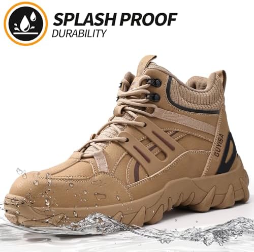 Steel Toe Boots for Men Work Indestructible Safety Boots