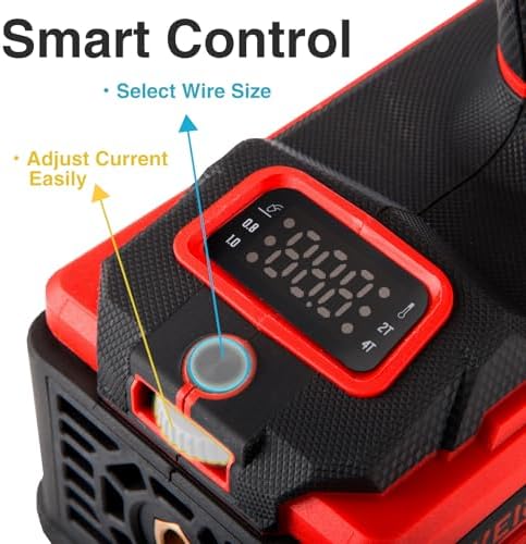 Handheld MIG Welder | Easy Operation Flux Core Welder with Overheat & Voltage Protection, Portable Gasless Handheld Gun | Lightweight 110V for Home DIY & Auto Repair