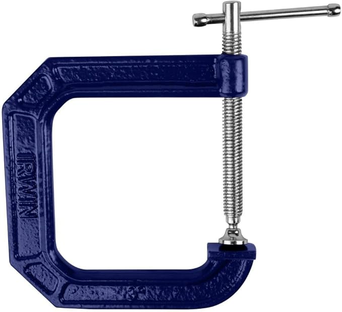 Irwin Quick-Grip 100 Series Deep Throat C-Clamp, 3 In By 4 1/2 In