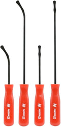 NEIKO 20758A O-Ring Pick Set, 4 Piece Automotive Pick Set, Seal Puller Pick and Hook Set for O-Rings