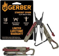 Gerber Gear Stakeout Spark - Multi-Tool Folding Knife for Backpacking, Survival, Camping, Outdoor - Pocket Tool w/Bottle Opener, Tent Stake Puller, Scissors, Tweezers - Coyote Brown