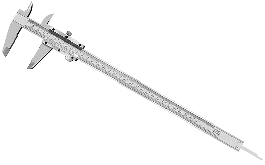 0-12 Inch / 300mm Micrometer Vernier Caliper, Stainless Steel Precision Measuring Tool (Inch/Metric), Depth/Inside/Outside/Step Measurement, 0.001" / 0.02mm