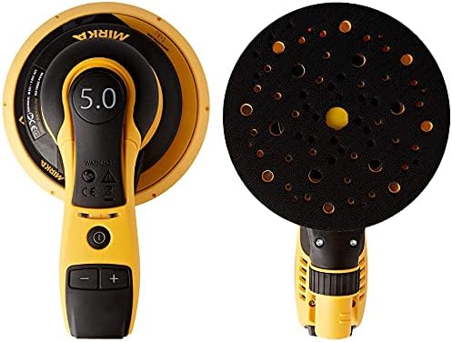 Mirka DEROS 650X CV - 6" Hook & Loop, 5.0mm Random Orbital Sander with Case - 110V Electric Power Tool for Woodworking, Drywall, Automotive Car & Wood Sanding - Professional Dust-Free Sander