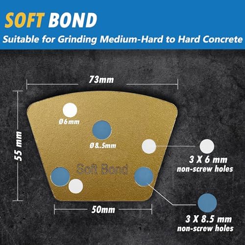 Single-Seg Grinding Discs for ASL XPS Ironhorse, #18/20 Grit, Soft Bond