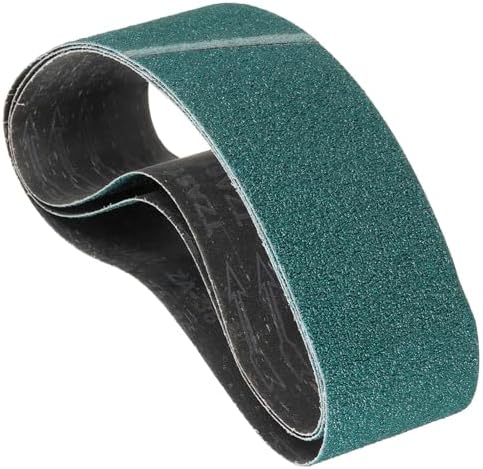 3 Pcs Sanding Belts 6 x 48 Inch 36 Grit Zirconia