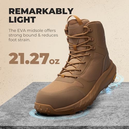 NORTIV 8 Men's Composite Toe Work Boots Lightweight
