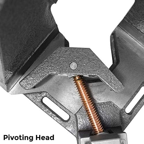 3-Axis Fixture Vise with Quick Acting Screw, Two Stand-Offs, Swing Away Arm with 3.75-Inch Miter Joint, 2.45-Inch T-Clearance - WAC35-SW, Strong Hand