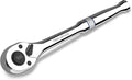 DURATECH 3/8-Inch Drive Ratchet, 90-Tooth Quick-Release Ratchet Wrench | Reversible, Cr-V Made, 4° Swing, Full Polished, Professional Socket Wrench for Men Women Stocking Stuffers for Men Women