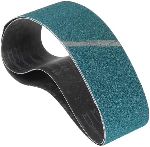 2 Pcs Sanding Belt 6 x 48 Inch 40 Grit Zirconia