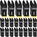 AIFICUT 100pcs Oscillating Saw Blades Universal Wood Multitool Blades Quick Release Oscillating Tool Blades Kits Fit Porter Cable Black & Decker Rockwell Ridgid Ryobi Milwaukee Chicago Craftsman