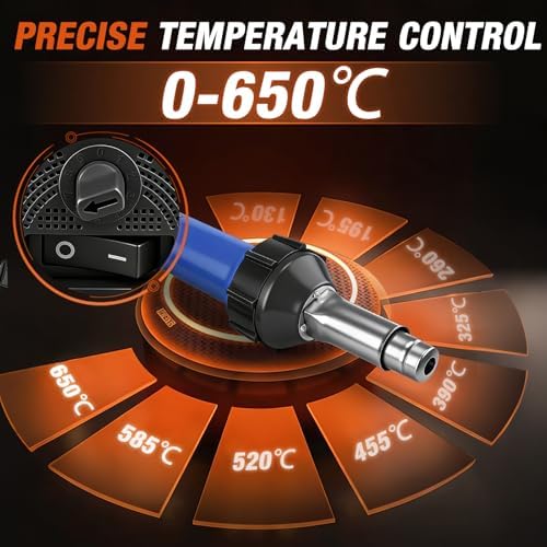 Hot Air Gun PVC Heat Gun Hand Held Plastic Welder heating gun 110V 1600W